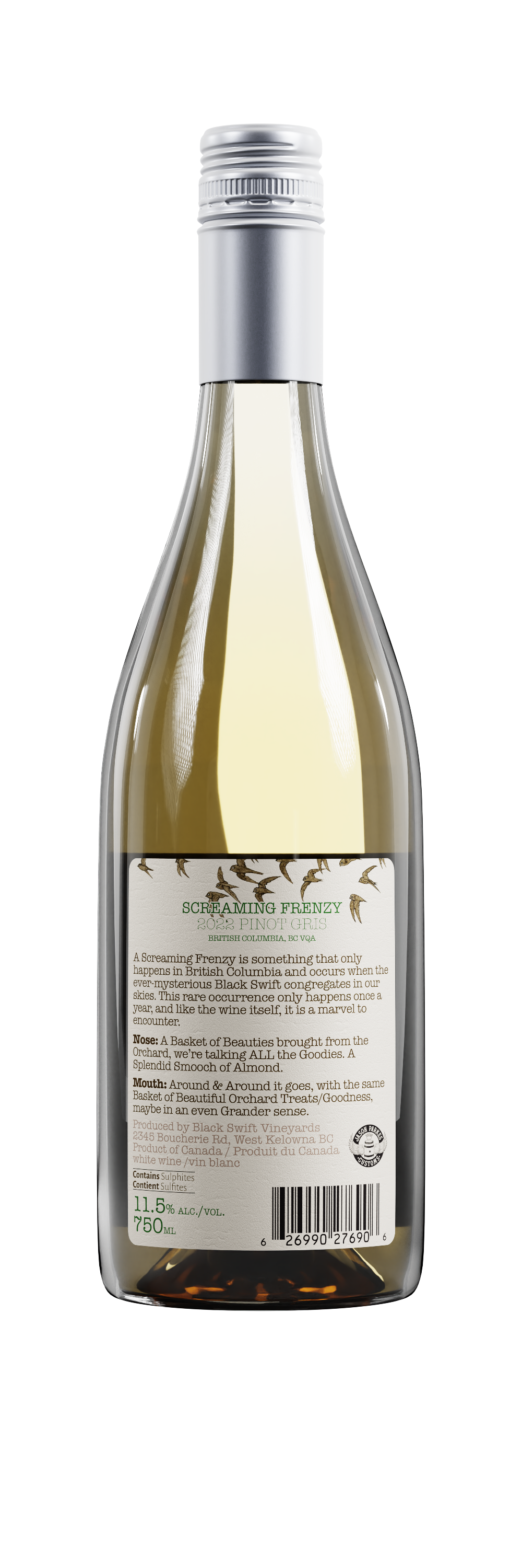 Screaming Frenzy 2022 Pinot Gris